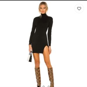 Lovers and Friends - Tamarin Sweater Dress Black Turtle Neck Dress
